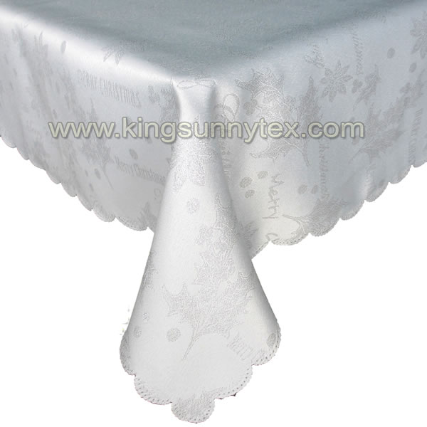 OEM manufacturer Linen Table Cloth - Christmas Pattern Jucquard Cloth Desing-2 – Kingsun