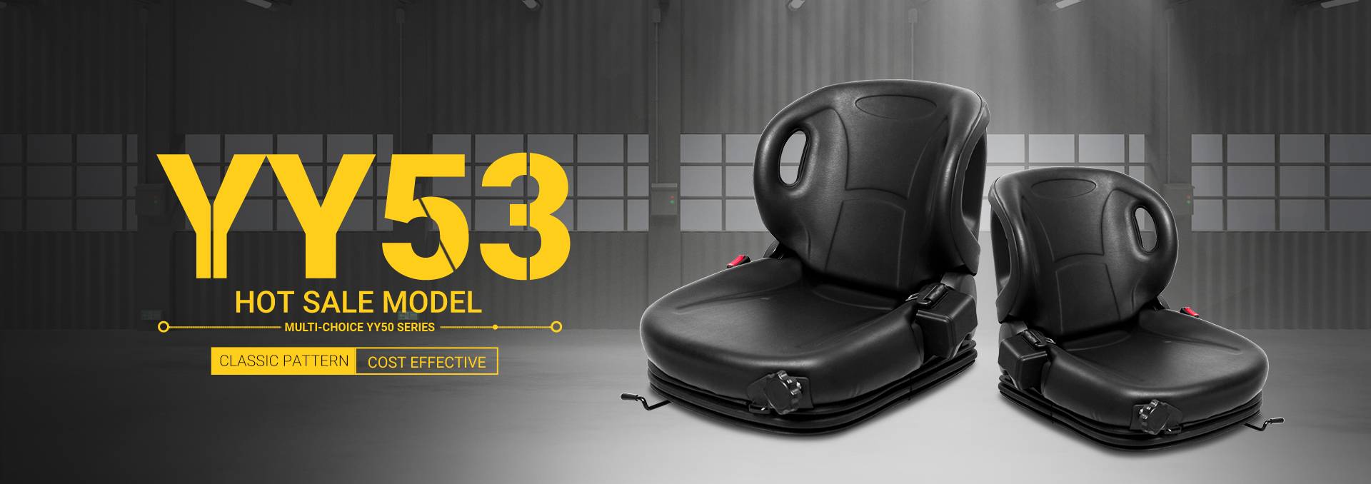 YY53 Forklift Seat with mechanical suspension