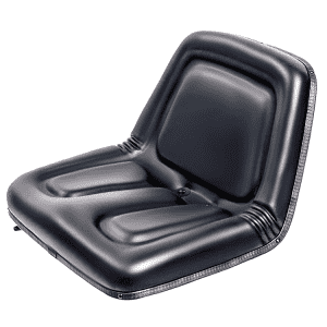 YY05 High Back Lawn and Garden Tractor Seat Black Polyurethane