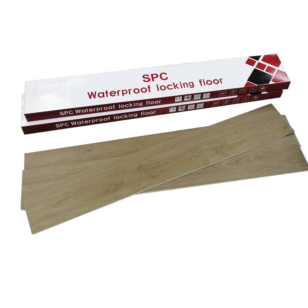 Anti slip Virgin material  uniclick RVP flooring 5.0mm with 0.3mm (12mil) wearlayer