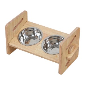 Two Bowls Pet Dining Table