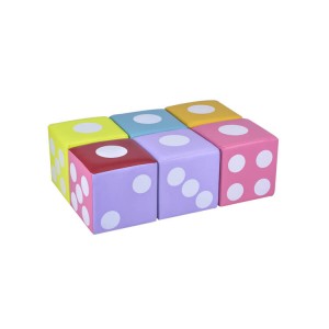 Education kids play cube stool letter cube child seating