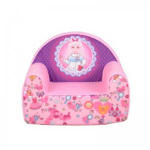 Princess cartoon pink kids full foam chair