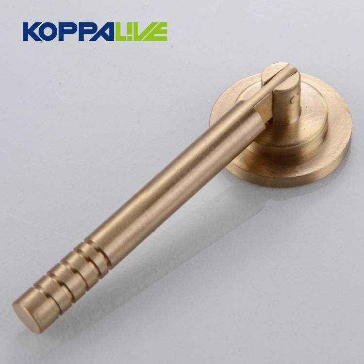 Gold Copper Bell Shaped Pull Handles Knob Cabinet Hardware Furniture Kitchen Solid Brass Drawer Handle