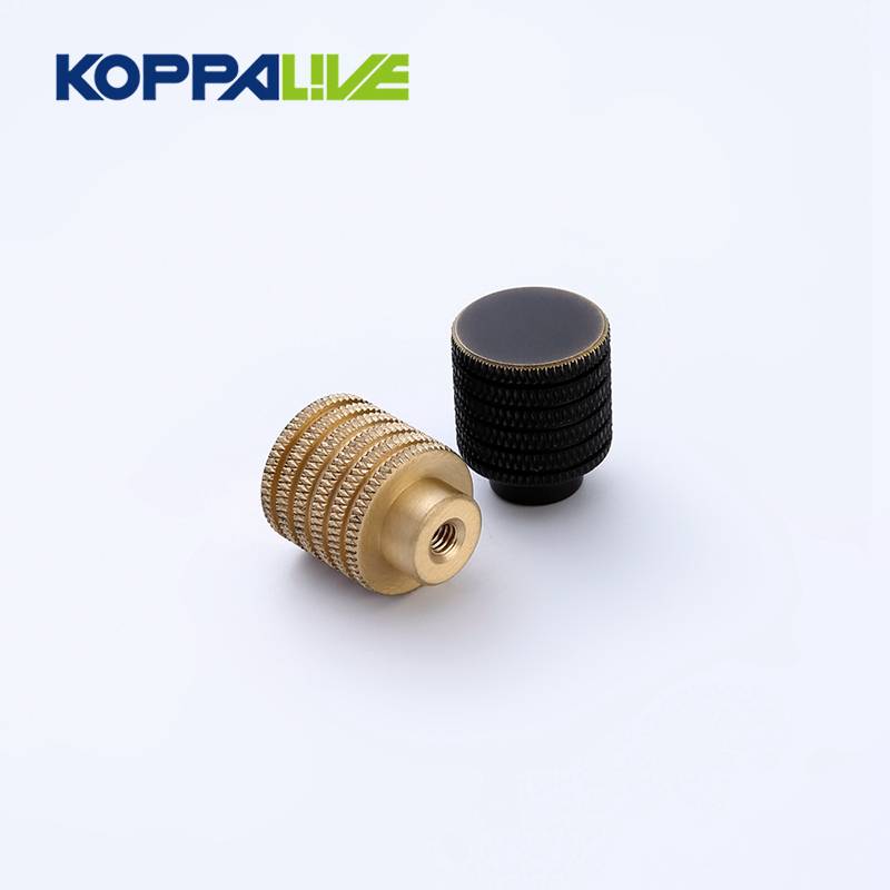 Wholesale modern style custom design cabinet drawer brass knurled pulls and knobs
