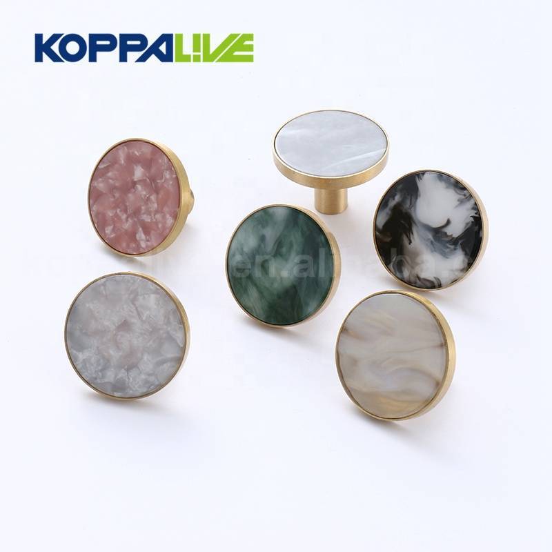 Top Quality Modern Single Hole Furniture Cupboard Solid Brass Kitchen Cabinet Drawer Shell Knob