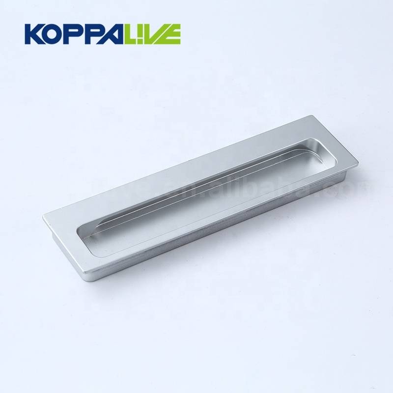 Solid Recessed Handles White Cabinet Cupboard Closet Built-in Pull Integral Concealed Door Handle