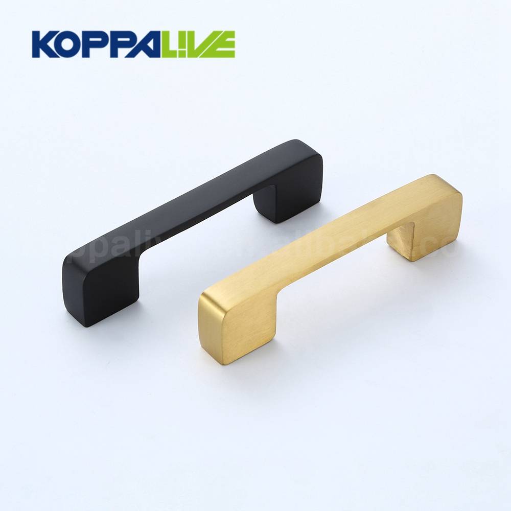 Modern design hardware furniture drawer decorative solid brass cabinet closet door pull handle