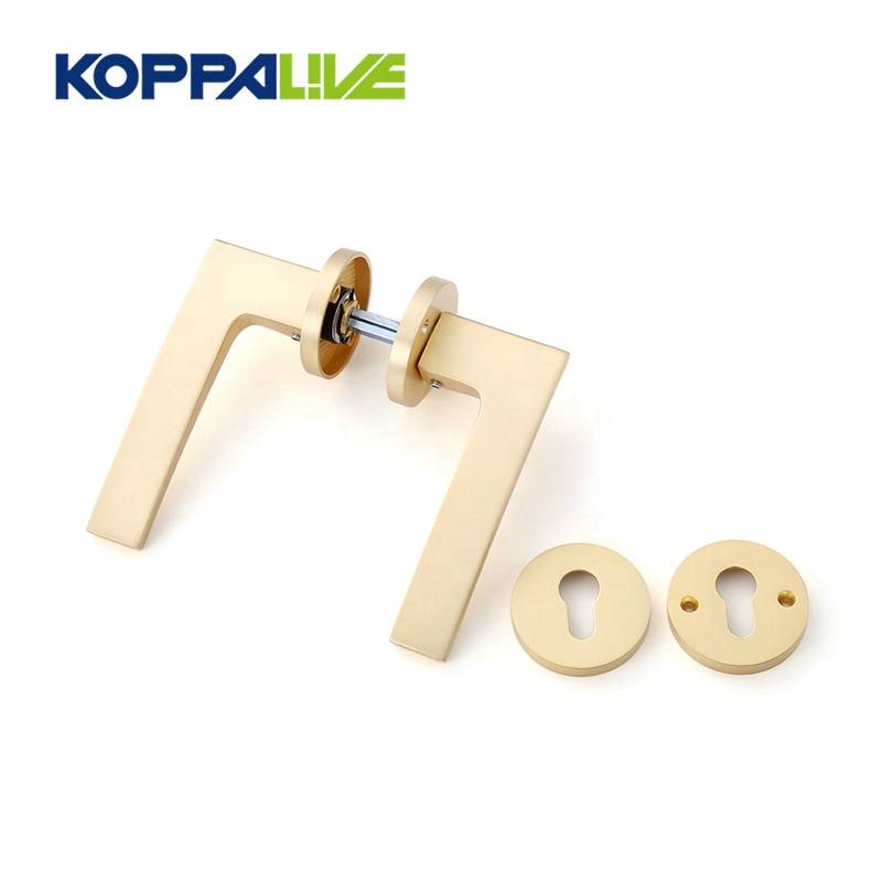 KOPPALIVE high quality home furniture accessory custom zinc alloy solid door handle set