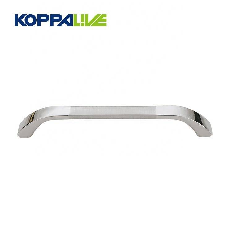 KOPPALIVE Simple Style Silver Hardware Furniture Zinc Alloy Cabinet Pulls Handle