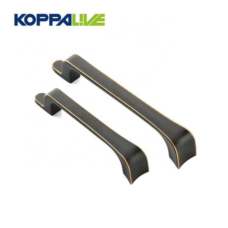 KOPPALIVE high quality zinc alloy wardrobe kitchen cabinet drawer handles pulls