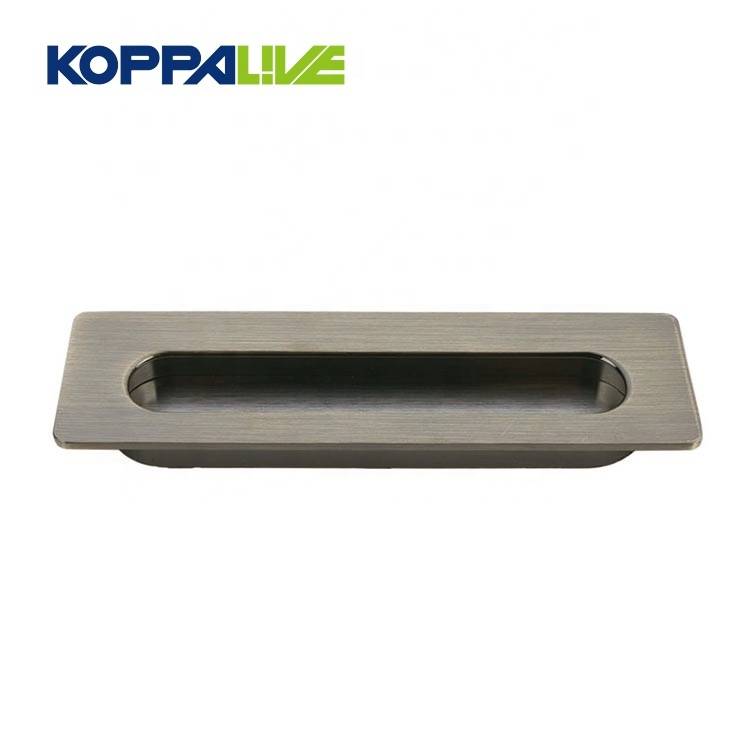 Hot sale top quality recessed custom hidden wardrobe kitchen cabinet drawer concealed door pull handle