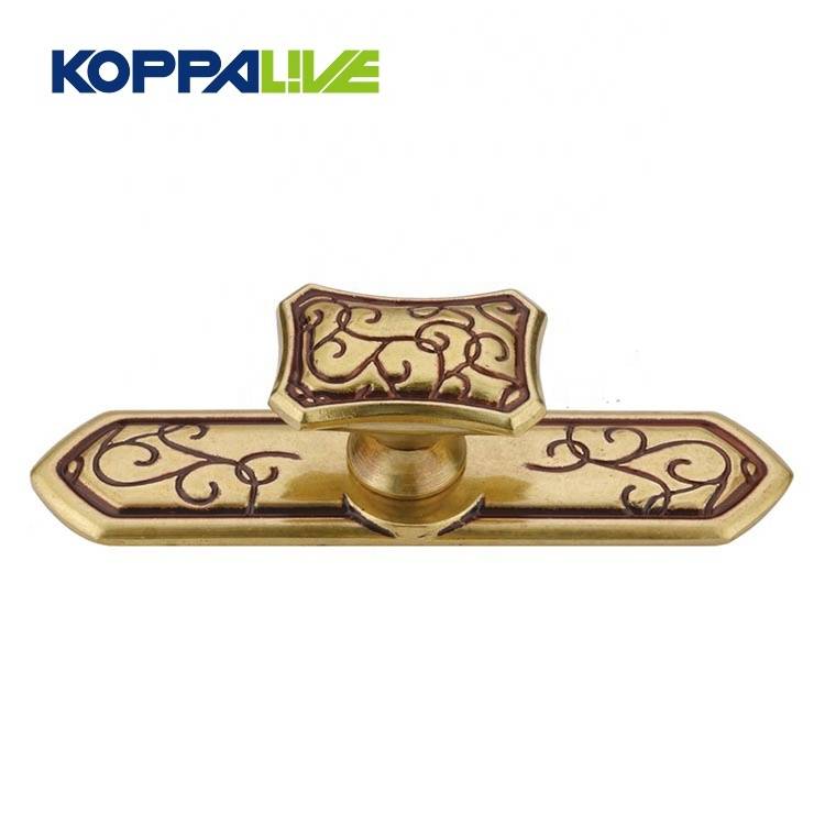 Top quality customized brass shine home furniture wardrobe handles kitchen cabinet door handle knob