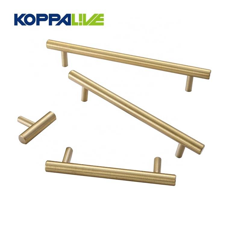 KOPPALIVE Hot Sale Luxury Bedroom Copper Hardware Furniture Cabinet Brass Pull Handles and Knobs