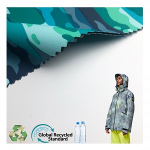 Waterproof Camouflage Softshell Jacket Softshell Fabric KW19-41050