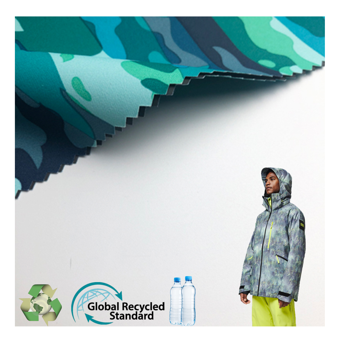 Waterproof Camouflage Softshell Jacket Softshell Fabric KW19-41050 Featured Image