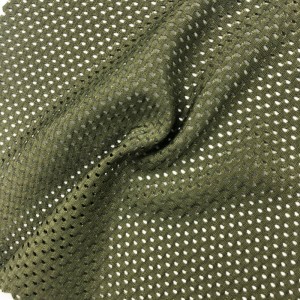 Eco-Friendly Grs Certified Factory Knitted Recycled Fabric Men Bird Eye Mesh Recycled Plastic Polyester Fabric for Sportswear