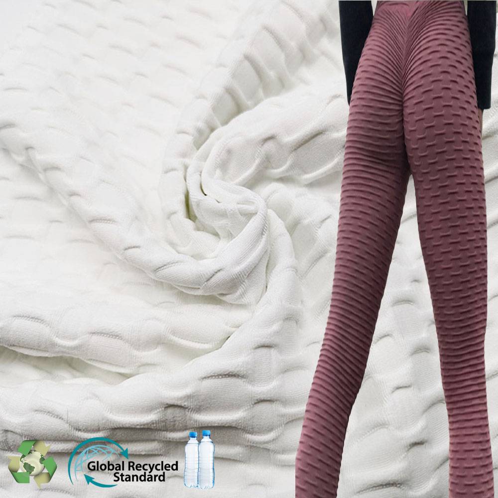 Wholesale Sportswear Jacquard Fabric And Scrunch Butt Leggings Seamless Women’s Sexy Yoga Leggings Featured Image