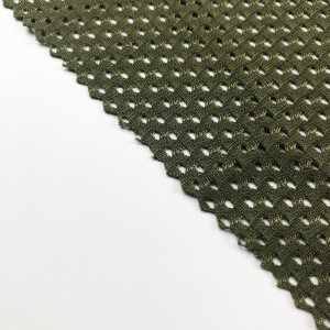 Eco-Friendly Grs Certified Factory Knitted Recycled Fabric Men Bird Eye Mesh Recycled Plastic Polyester Fabric for Sportswear