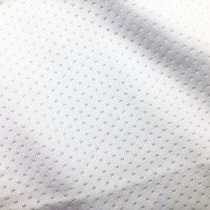 Soft Recycled Polyester RPET Pet Mesh Milky Jersey Fabric Made From Recycled Plastic Bottles For T-shirt Sportswear