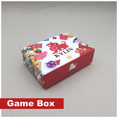 Custom board game telescoping box game box