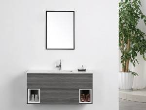 Wall mounted melamine bathroom vanity-1915120