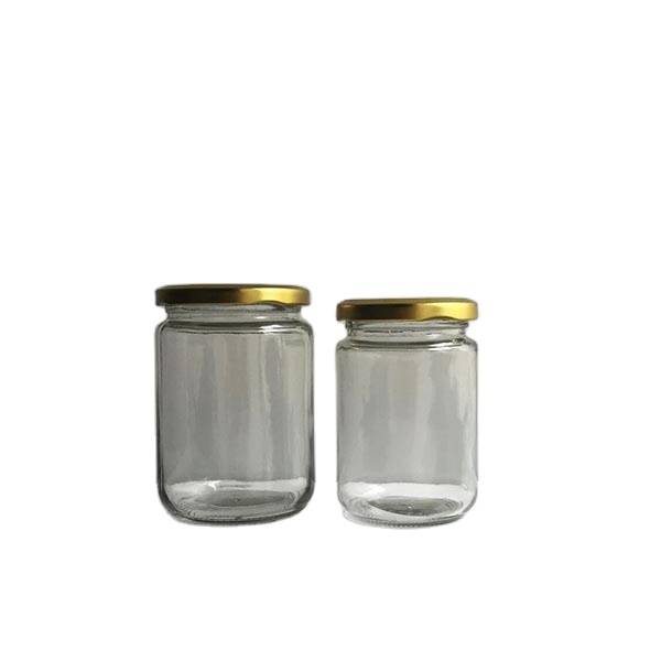 250ml glass jar canning with screw metal lid