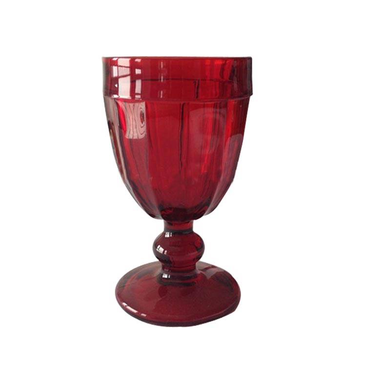 luxury gift red glass tumblers colored glass tumblers