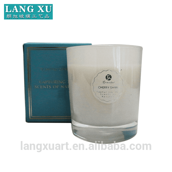 LXFJ001 size 7.2×8.5cm scented candle in glass jar