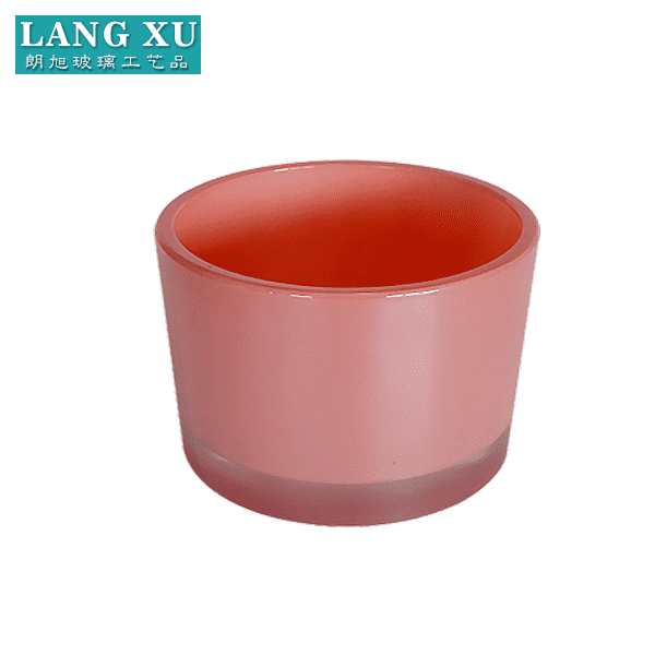 LXHY7989 colored glass container for wax with cheap price