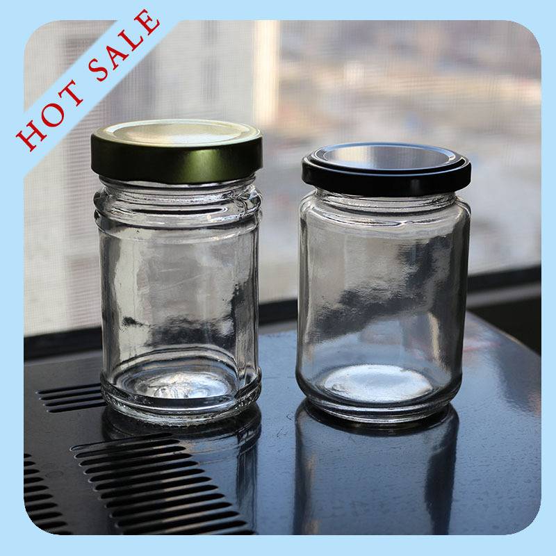 High quality cheap price 250ml mason glass jar with metal lid