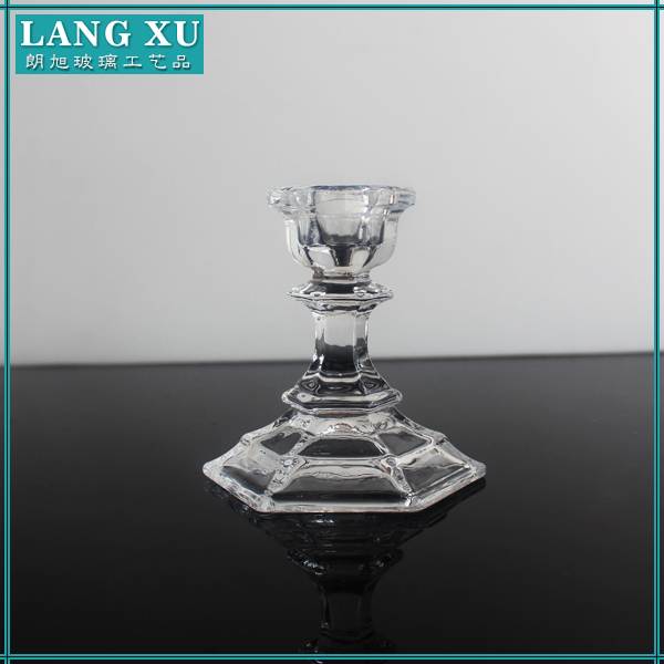 different types wholesale glass taper candle holders