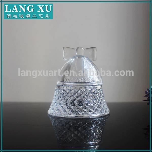 wedding decoration jewelry box glass bell jars wholesale with glass domes