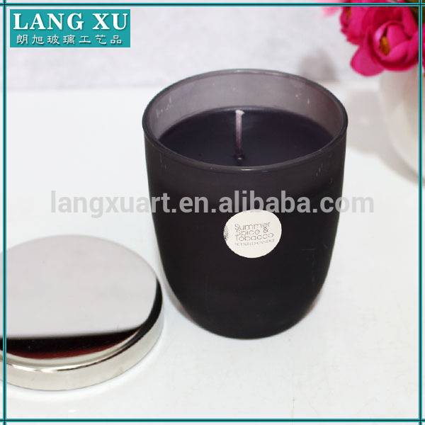Hot sale Langxu black solar cemetery candle