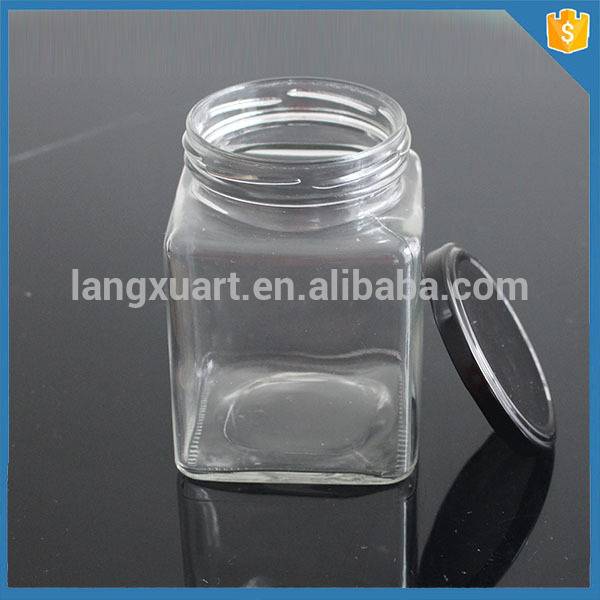 45ml-1000ml food grade square glass mini jam jars