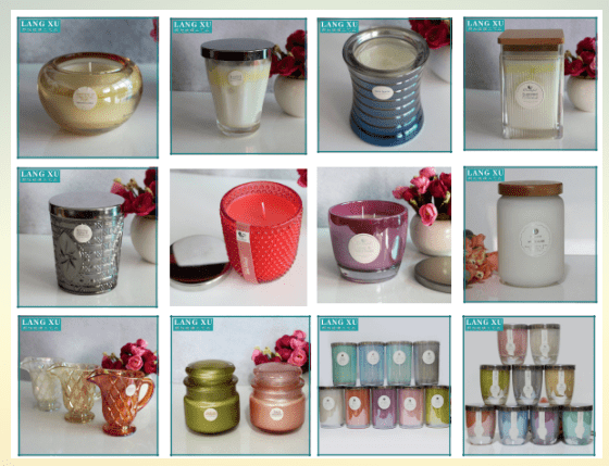 large capacity popular product personalized luxury candles scented candle with gift set