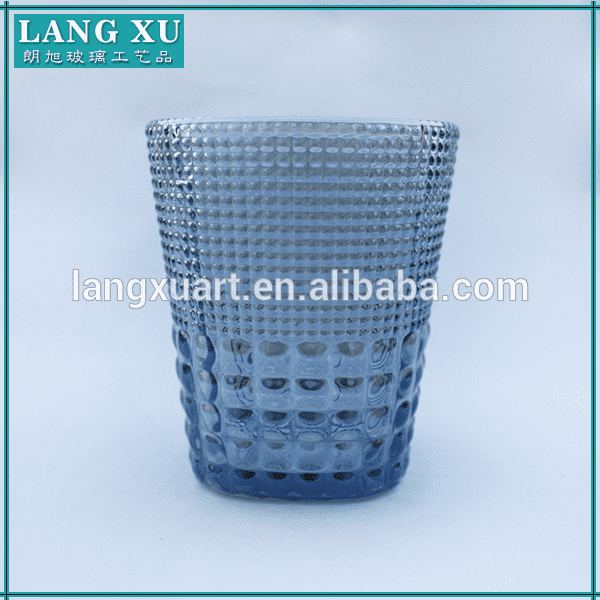 Wholesale glassware eco-friendly cups colored glass tumblers