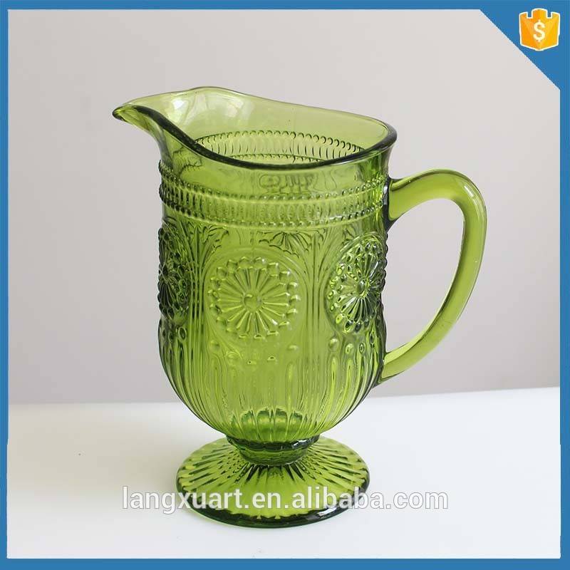 sunflower glass beer jug fruit infusion glass pitcher