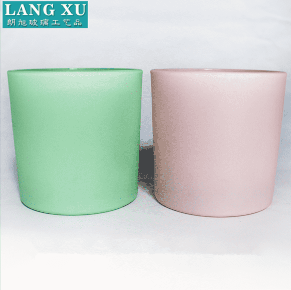 12 OZ candle wax wholesaler matte colored wax holder