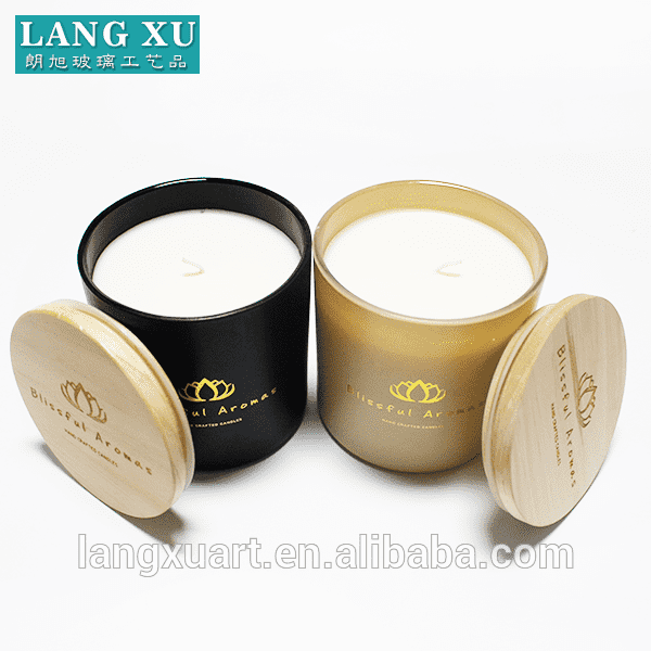 FAJ10x10cm Factory direct sales fashionable perfume scented wholesale paraffin candle wax with wooden lid