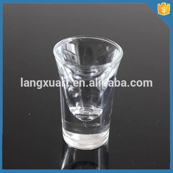 glass carved Small liquor cup