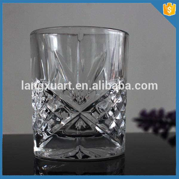 Wholesale cut crystal whiskey glass set