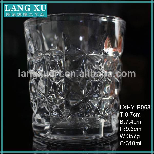 tumbler cup beaded rim drinking glass ware