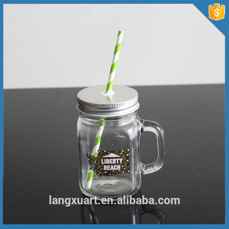 glass sublimation mason jars & iced tea jar with silver twist lid