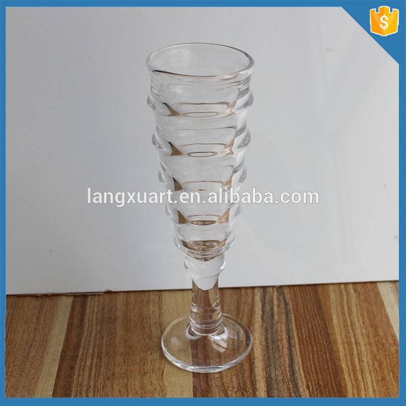 Handmade clear wholesale bulk decorative champagne flutes in vase champagne coupes