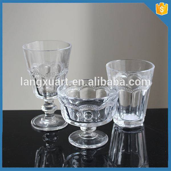 tableware water glass cup clear glass tumbler cheap price drinking glass cup factory