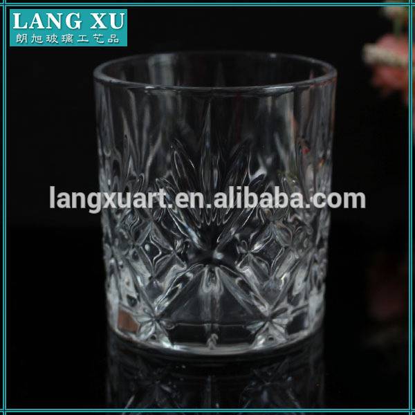 crystal diamond cut wholesale glass jar