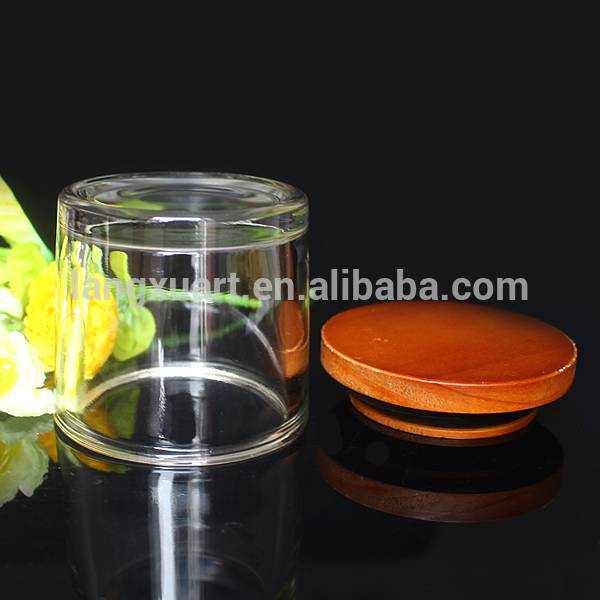 wax container candle glassware with lids