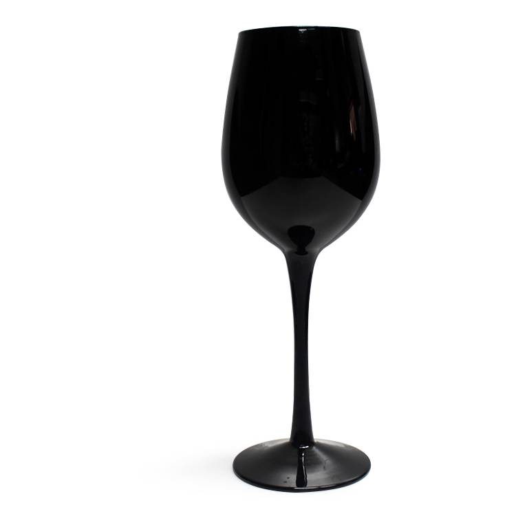 colored wine glass goblet