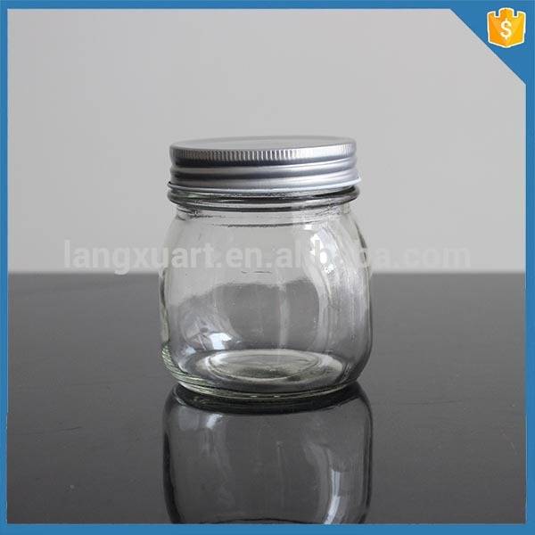LXXZ-G003 250ml Glass mini honey jar with white Tin lid